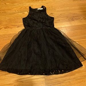 Black lace dress Abercrombie kids